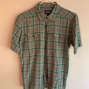 Patagonia Casual plaid button front short sleeve